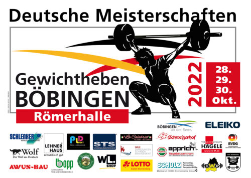 DM in Böbingen 2022 Ergebnisse Männer/Junioren -96/-102/-109/+109 Kg Raphael Friedrich (-96 Kg), Kurt Perthel (-102 Kg), Björn Günther (-109 Kg) und Mahmoud Hoblos (+109 Kg) sind Deutsche Meister