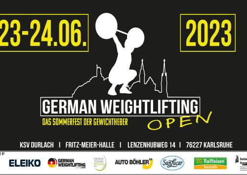 German Weightlifting Open 23. – 24.06.