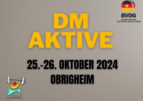 Deutsche Meisterschaft Aktive/Jun. 25./26.10. @Obrigheim